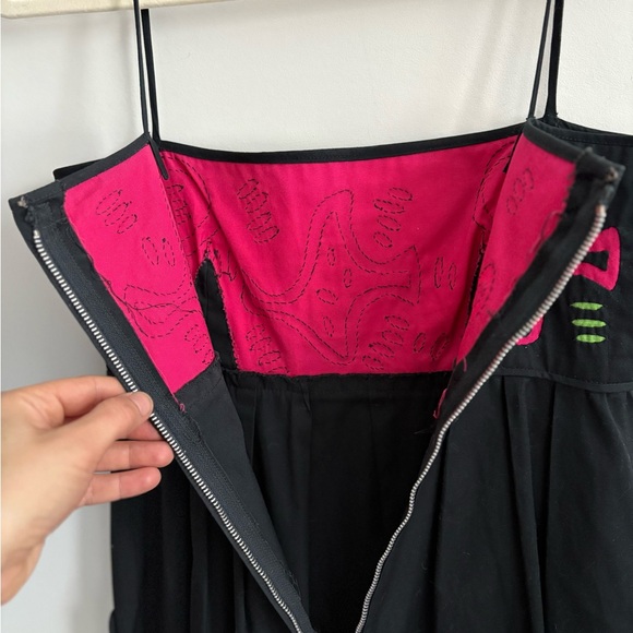 Vintage Hand-Embroidered Maxi Dress - Picture 6 of 6